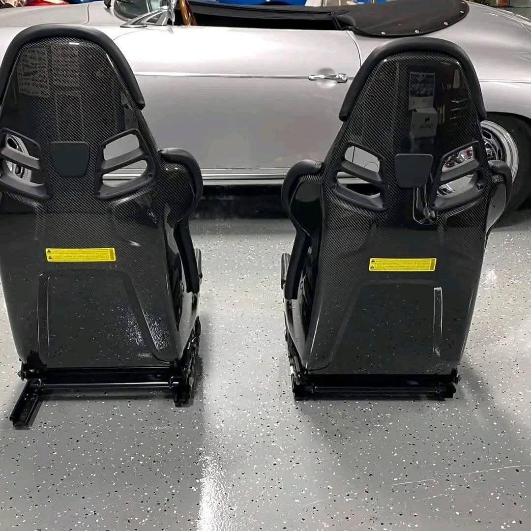 OEM Porsche Cayman GT4 carbon bucket seats
