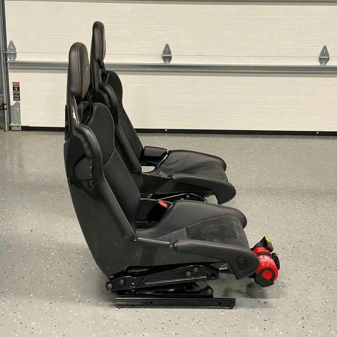 OEM Porsche Cayman GT4 carbon bucket seats